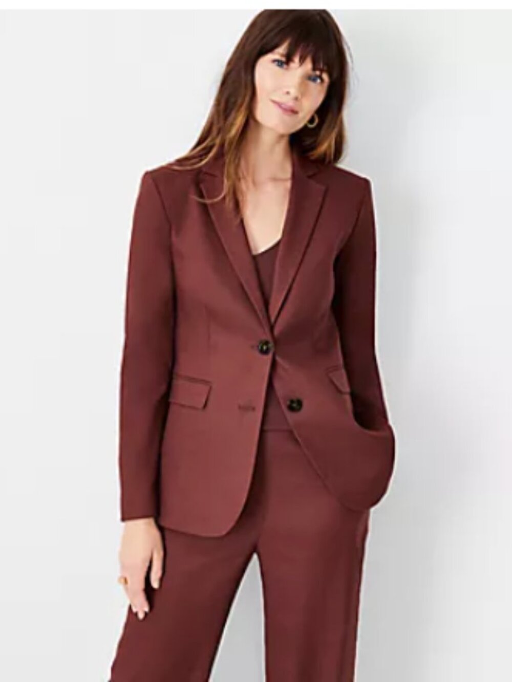 Ann Taylor The Greenwich Blazer In Linen Blend